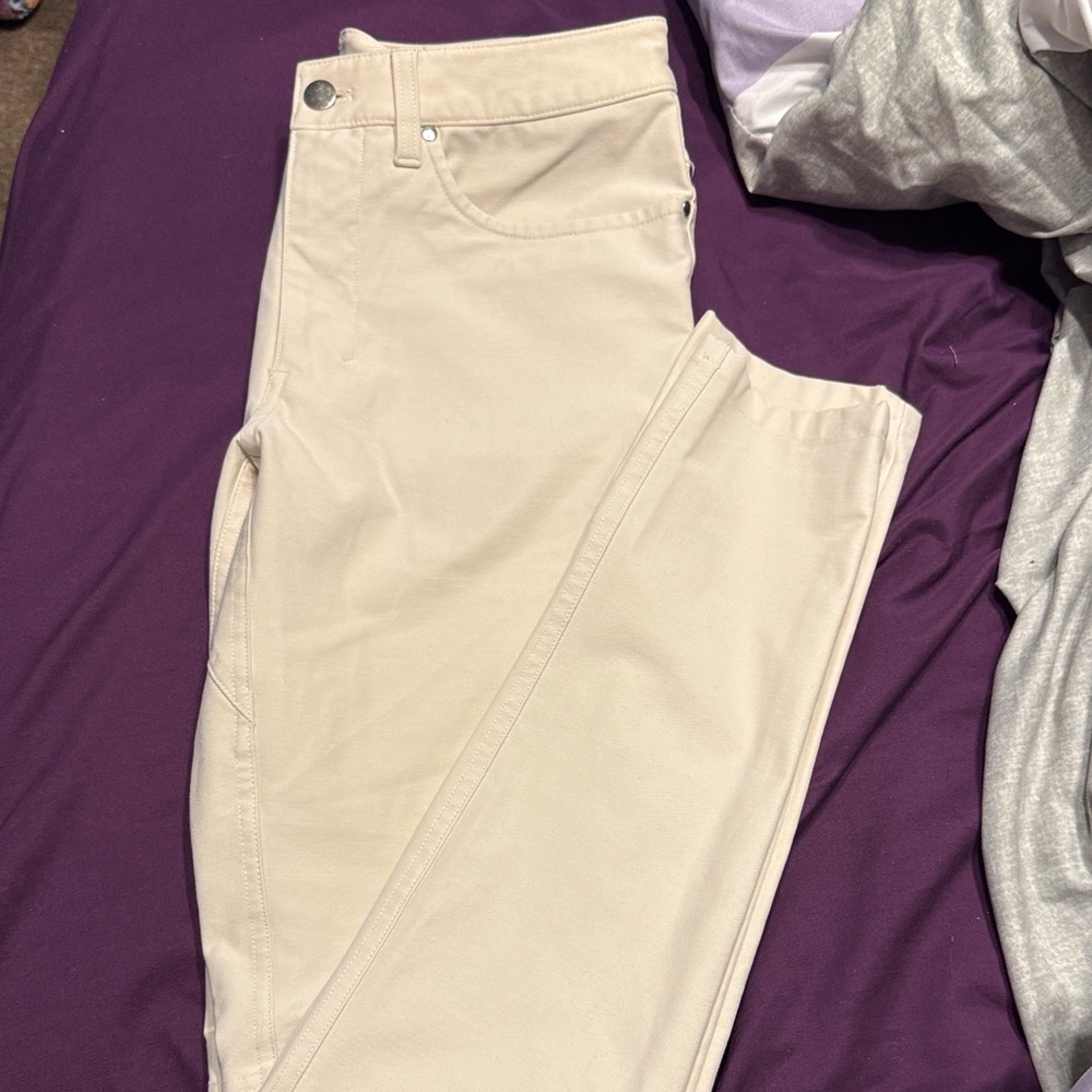 lululemon athletica Beige Skinny Jeans